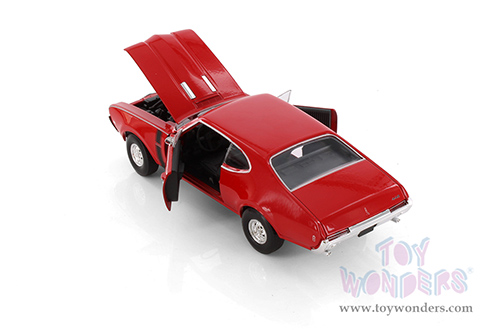 Welly - Oldsmobile™ 442 Hardtop (1968, 1/24 diecast model car, Red) 24024WR