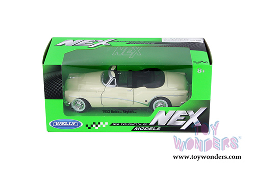 Welly - Buick&trade; Skylark&trade; Open Convertible (1953, 1/24 scale diecast model car, White) 24027CWWT