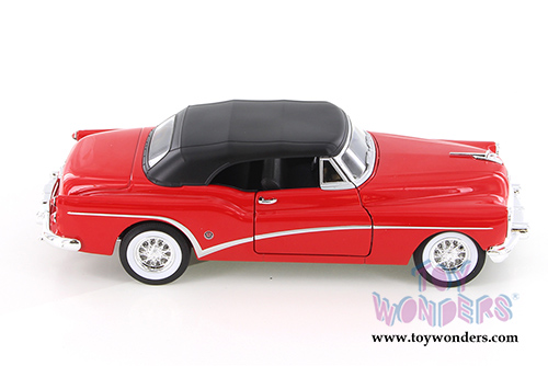 Welly - Buick™ Skylark™ Closed Convertible (1953, 1/24 scale diecast model car, Red) 24027HWR 