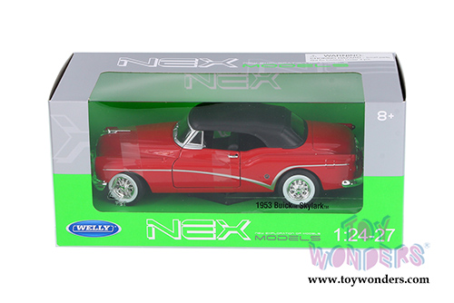 Welly - Buick™ Skylark™ Closed Convertible (1953, 1/24 scale diecast model car, Red) 24027HWR 