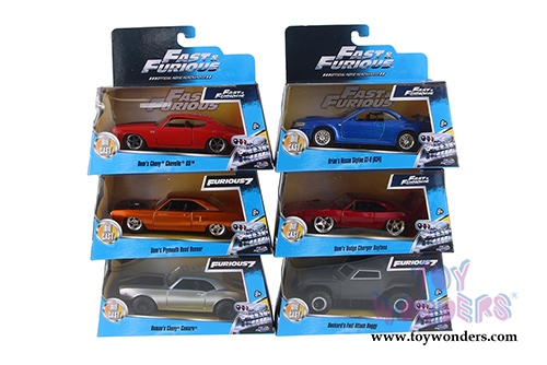 Jada Toys Fast & Furious - Assortment Pack W14 (1/32 scale diecast model car, Asstd.) 24037W14
