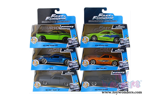 Jada Toys Fast & Furious - Assortment Pack W16 (1/32 scale diecast model car, Asstd.) 24037W16