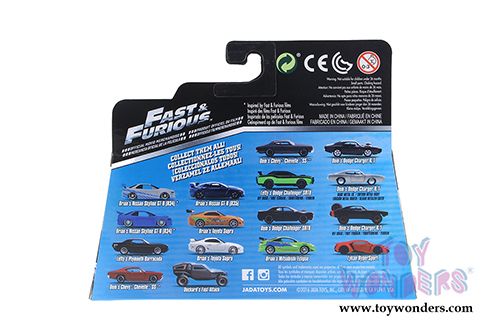 Jada Toys Fast & Furious - Assortment Pack W17 (1/32 scale diecast model car, Asstd.) 24037W17
