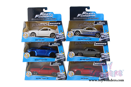 Jada Toys Fast & Furious - Assortment Pack W17 (1/32 scale diecast model car, Asstd.) 24037W17