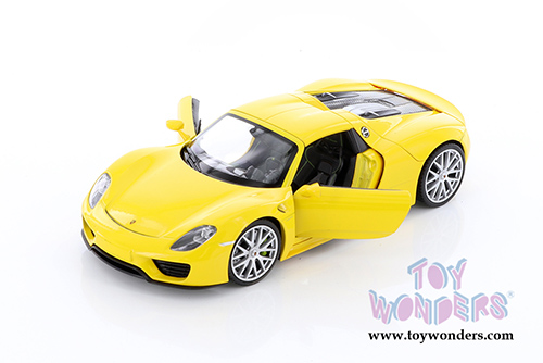 Welly - Porsche 918 Spyder Assortment (1/24 scale diecast model car, Asstd.) 24055HC/4D