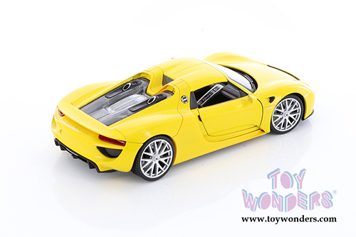Welly - Porsche 918 Spyder Assortment (1/24 scale diecast model car, Asstd.) 24055HC/4D