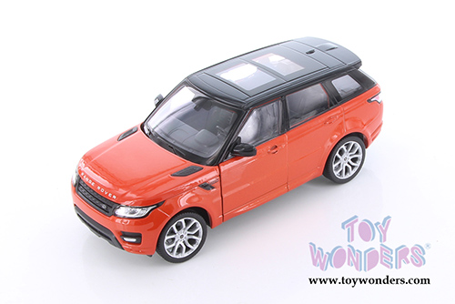 Welly - Land Rover Range Rover Sport SUV w/ Sunroof (1/24 scale diecast model car, Orange) 24059WOR