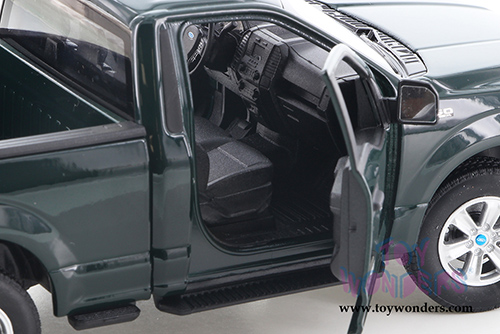 Welly - Ford F-150 Regular Cab Pickup (2015, 1/24 scale diecast model car, Dark Green) 24063WGN