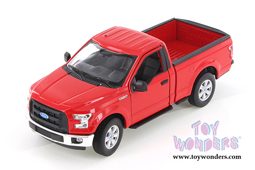 Welly - Ford F-150 Regular Cab Pickup (2015, 1/24 scale diecast model car, Red) 24063WR