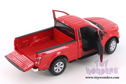 Welly - Ford F-150 Regular Cab Pickup (2015, 1/24 scale diecast model car, Red) 24063WR