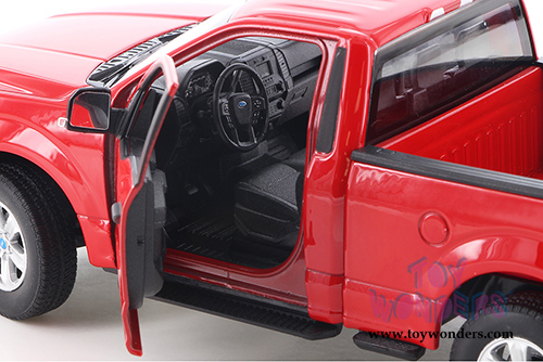 Welly - Ford F-150 Regular Cab Pickup (2015, 1/24 scale diecast model car, Red) 24063WR