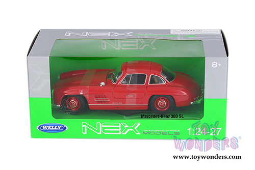 Welly - Mercedes-Benz 300 SL Hardtop (1/24 scale diecast model car, Red) 24064WR
