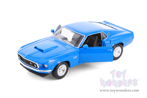 Showcasts® Collectibles - Ford Mustang Boss 429 Hardtop (1969, 1/24 scale diecast model car, Asstd.) 24067/4D MAP: $19.99