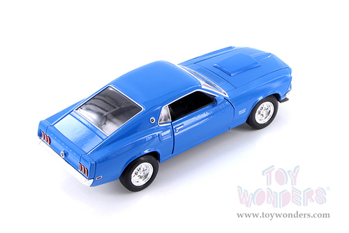 Welly - Ford Mustang Boss 429 Hardtop (1969, 1/24 scale diecast model car, Blue) 24067WBU