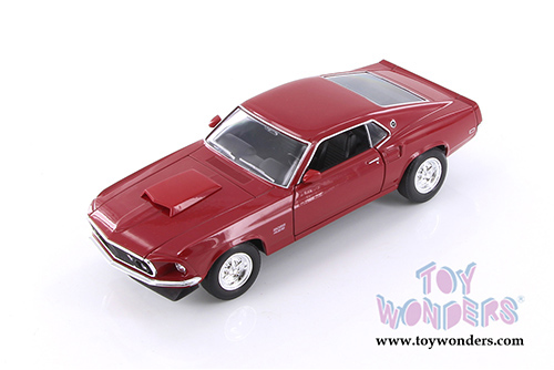 Welly - Ford Mustang Boss 429 Hardtop (1969, 1/24 scale diecast model car, Red) 24067WR