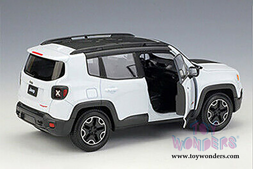 Welly - Jeep&reg; Renegade Trailhawk (1/24 scale diecast model car, White) 24071WWT