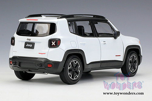 Welly - Jeep&reg; Renegade Trailhawk (1/24 scale diecast model car, White) 24071WWT