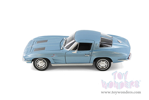 Showcasts® Collectibles - Chevrolet® Corvette® Hardtop (1963, 1/24 scale diecast model car, Asstd.) 24073/4D MAP: $19.99