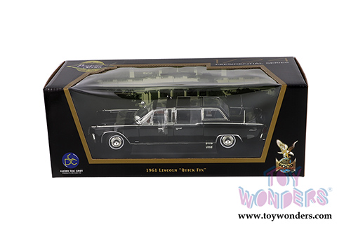 Lucky Road Signature - Lincoln X - 100 "Quick Fix" (1961, 1/24 scale diecast model car, Black) 24078BK
