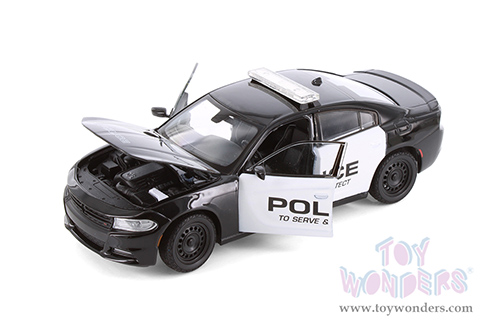 Showcasts® Collectibles - Dodge Charger Pursuit Police (2016, 1/24 scale diecast model car, Black/White) 24079P/4D MAP: $19.99