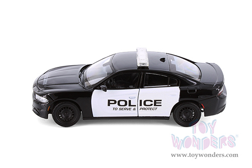 Showcasts® Collectibles - Dodge Charger Pursuit Police (2016, 1/24 scale diecast model car, Black/White) 24079P/4D MAP: $19.99