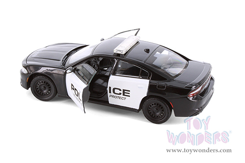 Showcasts® Collectibles - Dodge Charger Pursuit Police (2016, 1/24 scale diecast model car, Black/White) 24079P/4D MAP: $19.99