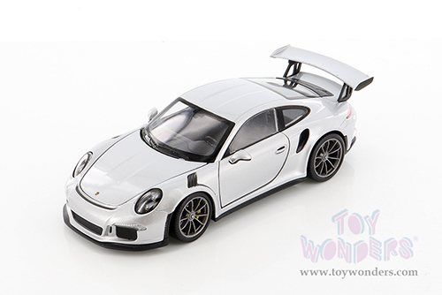 Welly - Porsche 911 GT3 RS Hardtop (1/24 scale diecast model car, Silver) 24080WSV