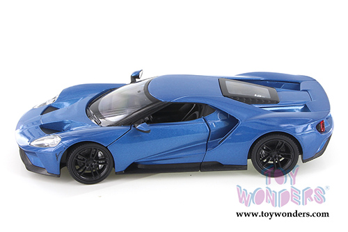 Welly - Ford GT Hardtop (2017, 1/24 scale diecast model car, Blue) 24082WBU