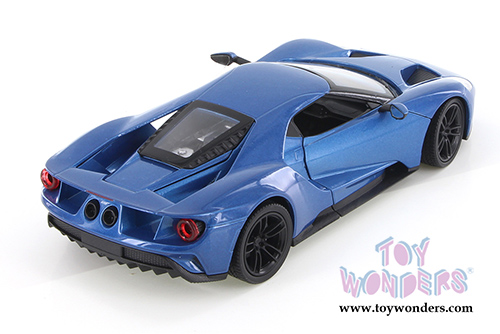 Welly - Ford GT Hardtop (2017, 1/24 scale diecast model car, Blue) 24082WBU