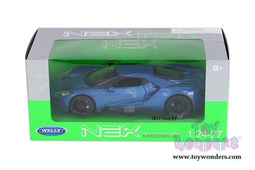 Welly - Ford GT Hardtop (2017, 1/24 scale diecast model car, Blue) 24082WBU