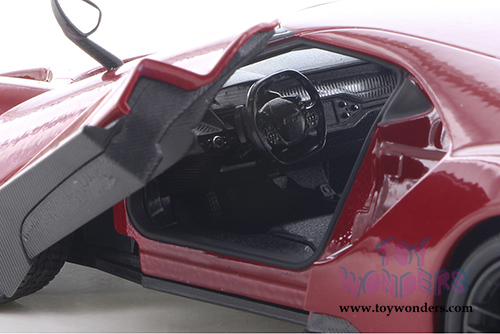 Welly - Ford GT Hardtop (2017, 1/24 scale diecast model car, Red) 24082WR