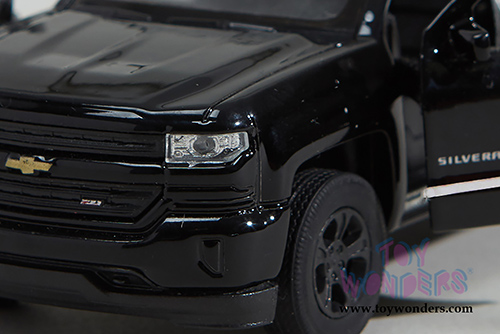 Welly - Chevrolet&reg; Silverado&trade; Pickup (2017, 1/29 scale diecast model car, Black) 24083WBK