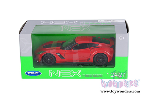 Welly - Chevrolet&reg; Corvette&reg; Z06 Hardtop (2017, 1/24 scale diecast model car, Red) 24085WR