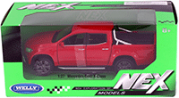 Welly - Mercedes-Benz X-Class Pickup Truck (1/27 Scale diecast model car, Red) 24100WR; 