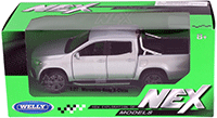 Welly - Mercedes-Benz X-Class Pickup Truck (1/27 Scale diecast model car, Silver) 24100WSV; 
