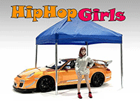 American Diorama Figurine - Hip Hop Girls Figure 2 (1/24 scale, White) 24102