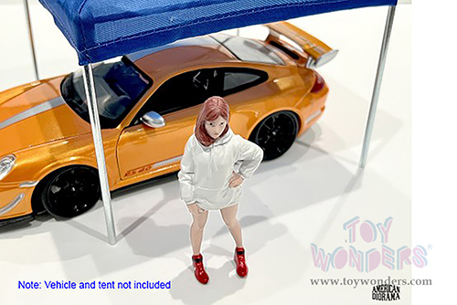 American Diorama Figurine - Hip Hop Girls Figure 2 (1/24 scale, White) 24102