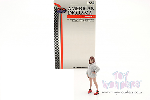 American Diorama Figurine - Hip Hop Girls Figure 2 (1/24 scale, White) 24102