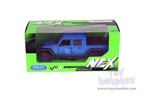 Welly - Jeep® Gladiator Pickup Truck (2020, 1/27 Scale diecast model car, Blue) 24103WBU