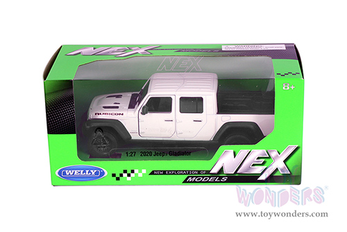 Welly - Jeep® Gladiator Pickup Truck (2020, 1/27 Scale diecast model car, White) 24103WWT