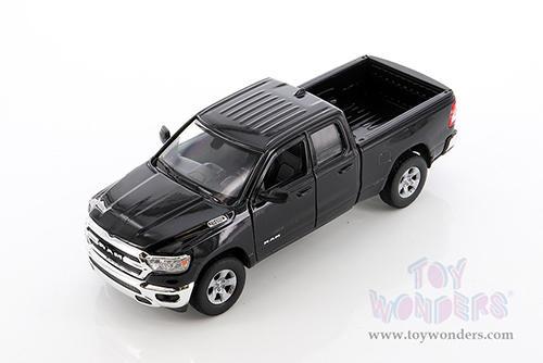 Welly - Dodge Ram 1500 Pickup Truck (2019,1/27 scale diecast model car, Maroon) 24104WBK