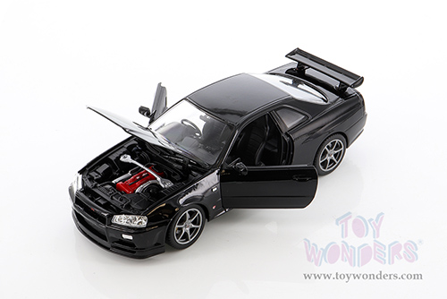 Welly - Nissan Skyline GT-R (R34) Hardtop (1/24 scale diecast model car, Asstd.) 24108/4D