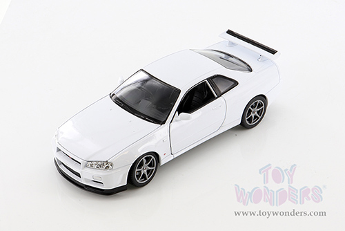Welly - Nissan Skyline GT-R (R34) Hardtop (1/24 scale diecast model car, White) 24108WWT