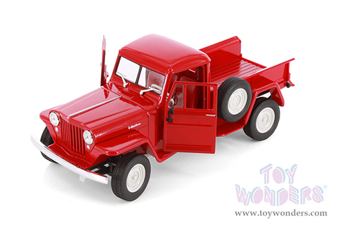 Welly - Jeep® Willys Pickup Truck (1947, 1/24 Scale diecast model car, Asstd.) 24116/4D