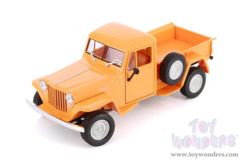 Welly - Jeep® Willys Pickup Truck (1947, 1/24 Scale diecast model car, Asstd.) 24116/4D