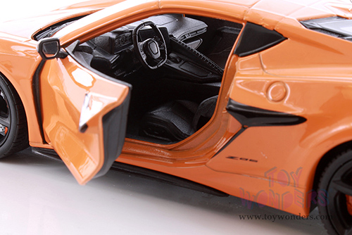 Welly - Chevrolet® Corvette® Z06 Hardtop (2023, 1/24 scale diecast model car, Orange) 24120WOR