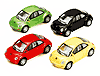 Show product details for Kinsmart - New Volkswagen Beetle Hard Top (1:64, Asstd.) 2528D