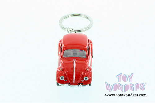 Kinsmart - Volkswagen Classical  Beetle Key Chain (1967, 1/64 Scale diecast model car, Asstd.) 2540DCK/2K