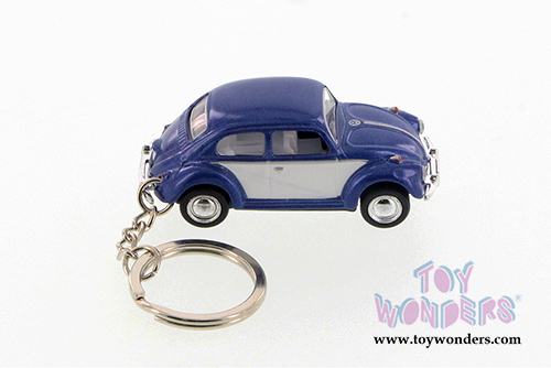 Kinsmart - Volkswagen Classical  Beetle Key Chain (1967, 1/64 Scale diecast model car, Asstd.) 2540DCK/2K