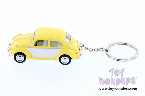 Kinsmart - Volkswagen Classical  Beetle Key Chain (1967, 1/64 Scale diecast model car, Asstd.) 2540DCK/2K